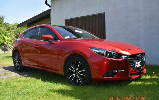Mazda 3 cena 65000 przebieg: 80130, rok produkcji 2017 z Mieszkowice małe 466